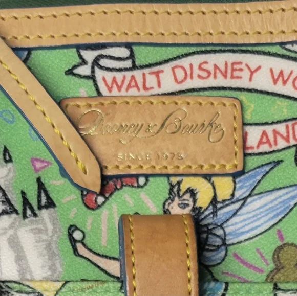 Dooney & Bourke Disney Sketchbook Tinkerbell Letter Carrier Bag - Picture 2 of 7